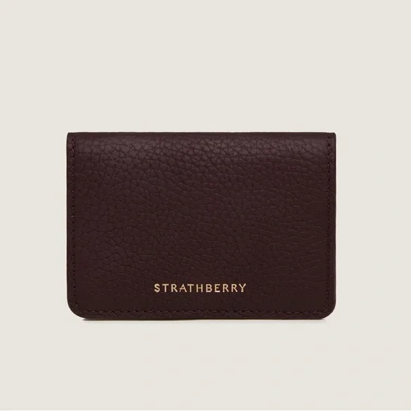 Strathberry Bifold Leather Card Holder - Picture 3 of 5